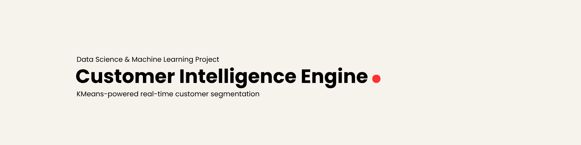 Customer Intelligence Engine
